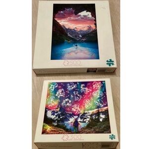 Buffalo Games Puzzle Bundle | Follow Your Heart + Zodiac Mountain | Scenic Set
